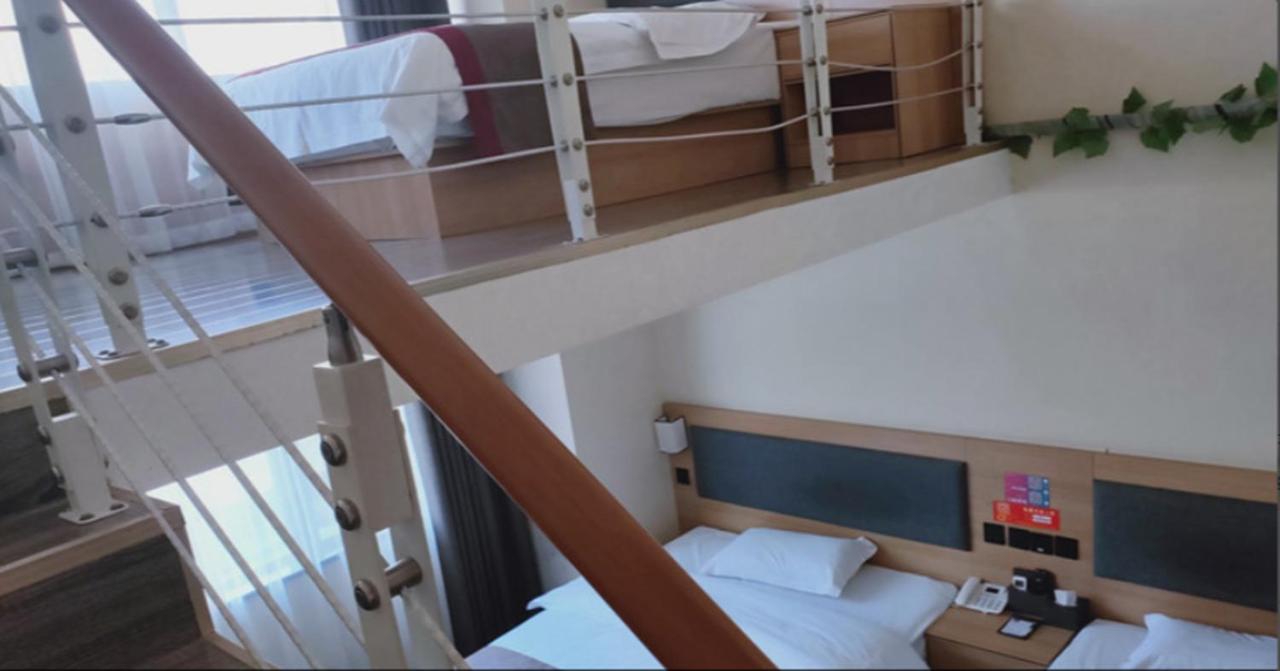 Thank Inn Chain Hotel Anhui Bengbu South Railway Station Exterior foto
