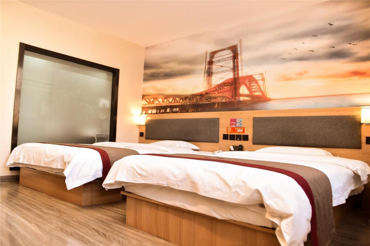 Thank Inn Chain Hotel Anhui Bengbu South Railway Station Exterior foto